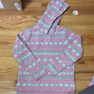 The Children's Place Pink and Gray Patterned Hoodie